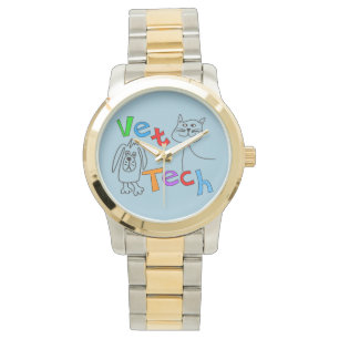 Conception de chat et de chien de montre de