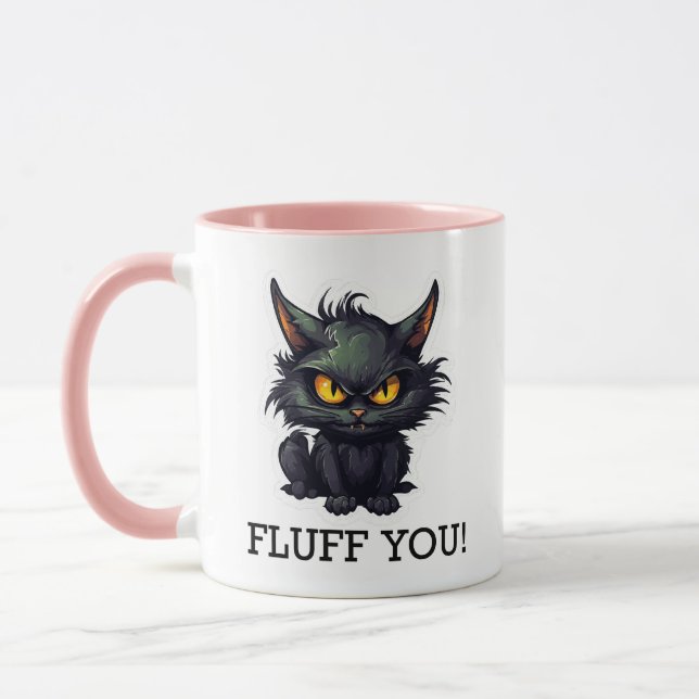 Conception de chat noir bébé - Mug Combo (Gauche)