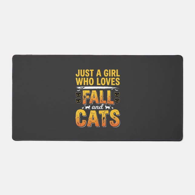Conception de chats fille d'automne Halloween_1 (Recto)