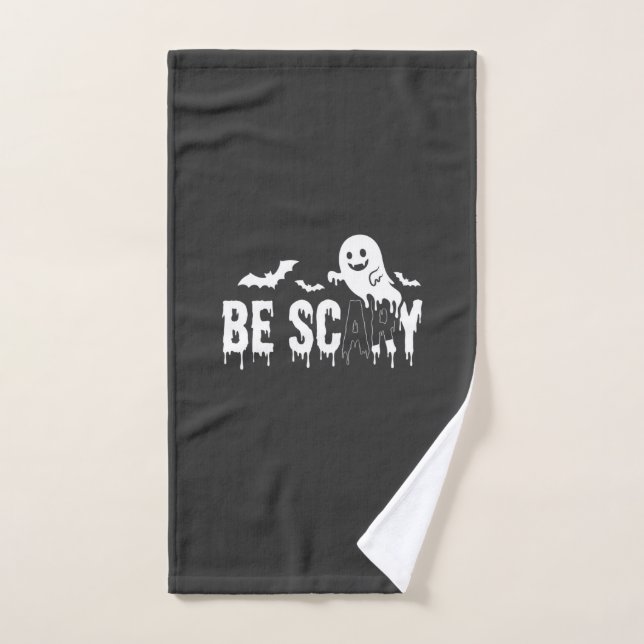 Conception de chauve-souris fantôme Halloween effr (Serviette à main)