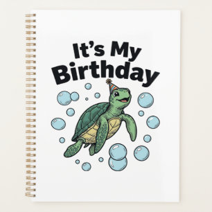 Conception de chemise d'anniversaire de tortue mar