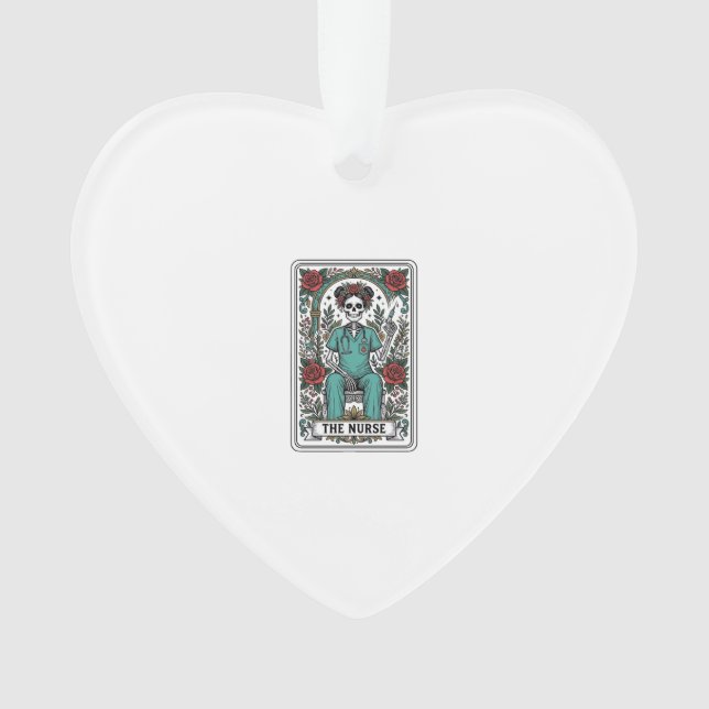 Conception de chemise de carte de tarot d'infirmiè (devant)