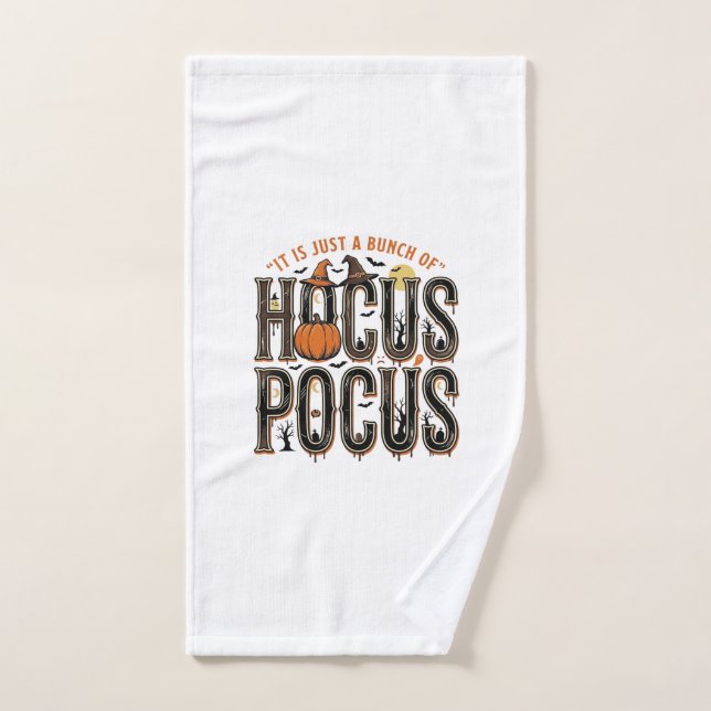 Conception de chemise de citrouille Halloween Hocu (Serviette à main)