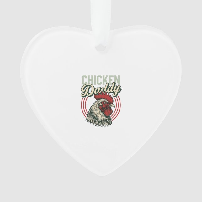Conception de chemise de coq de papa de poulet vin (devant)