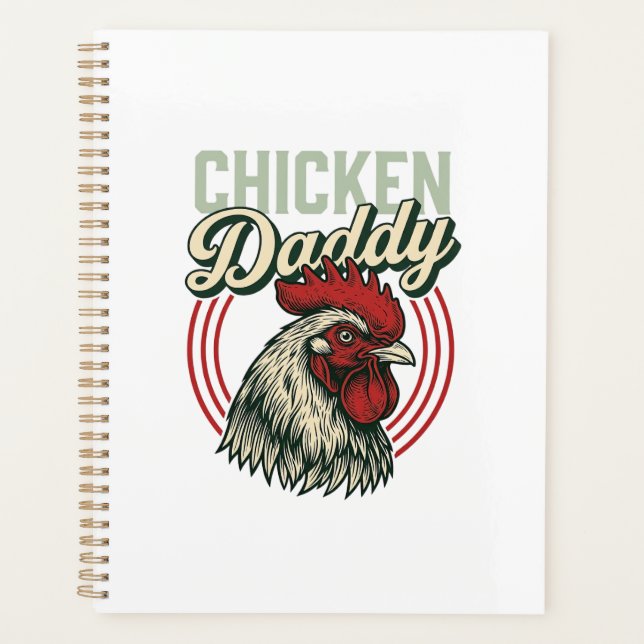 Conception de chemise de coq de papa de poulet vin (Devant)
