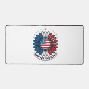 Conception de chemise de Daisy patriotique merci p