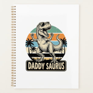 Conception de chemise de dinosaure rétro Daddy Sau