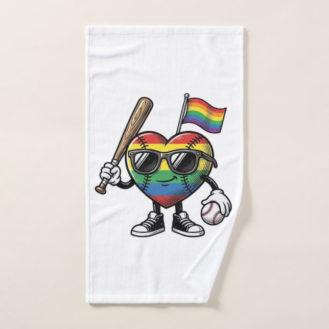 Conception de chemise de fierté de baseball de coe (Serviette à main)