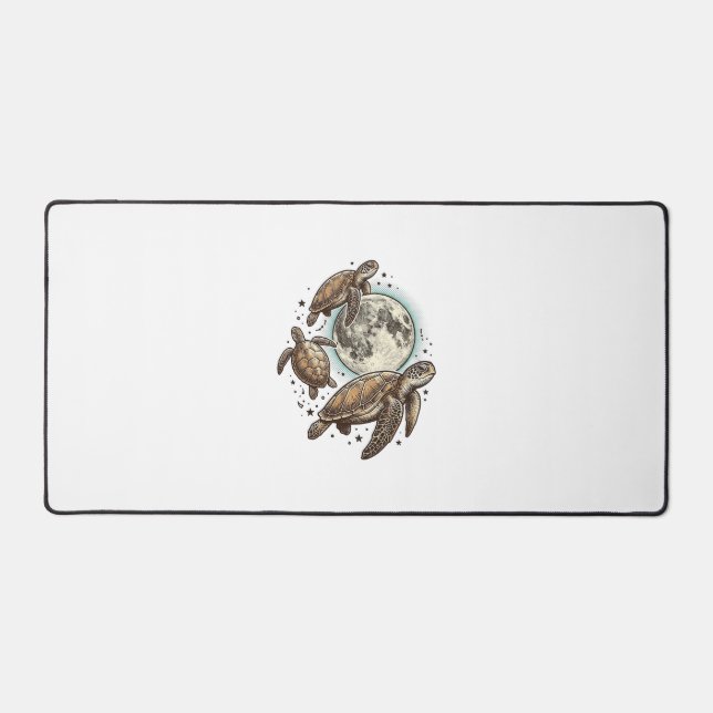 Conception de chemise de gravure de tortue de mer  (Recto)