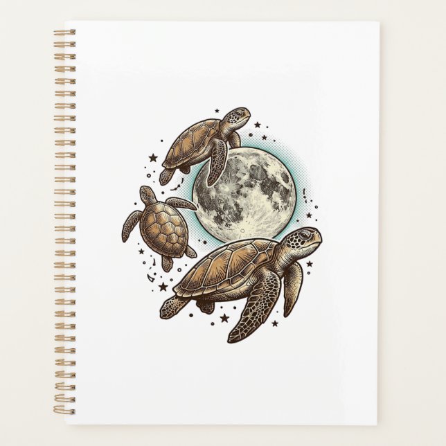 Conception de chemise de gravure de tortue de mer  (Devant)