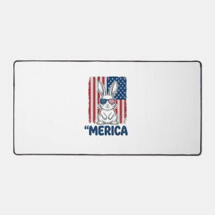 Conception de chemise de lapin patriotique Vintage