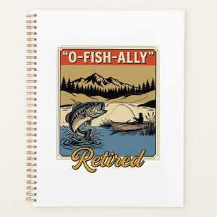Conception de chemise de pêche vintage O-Fish-Ally