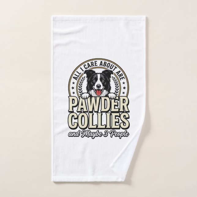 Conception de chemise drôle pour amateur de chien  (Serviette à main)