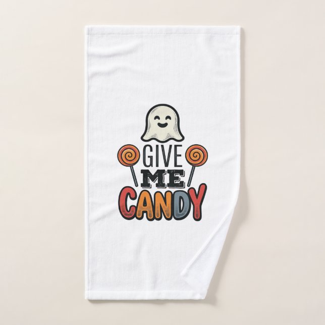 Conception de chemise fantôme Halloween vintage do (Serviette à main)