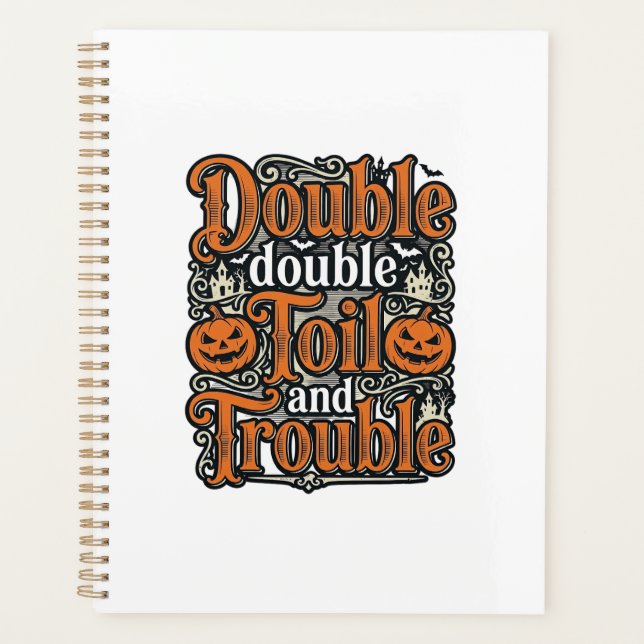 Conception de chemise Halloween Vintage Double Toi (Devant)