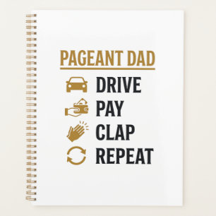 Conception de chemise Pageant Dad Drive Pay Clap R