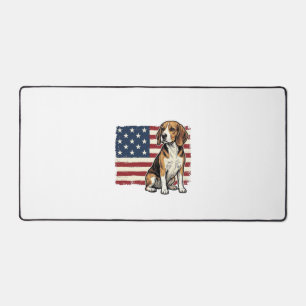 Conception de chemise pour chien de drapeau patrio