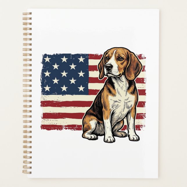 Conception de chemise pour chien de drapeau patrio (Devant)