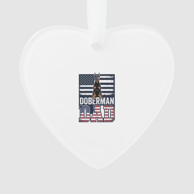 Conception de chemise pour chien patriotique Dober (devant)