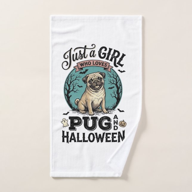 Conception de chemise pour fille amateur de chien  (Serviette à main)