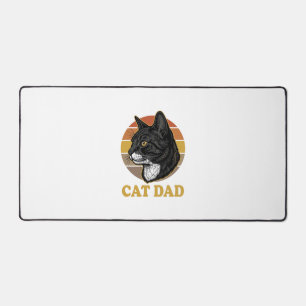 Conception de chemise pour papa de chat vintage ré