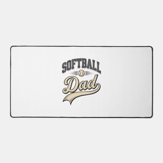 Conception de chemise pour papa de softball vintag (Recto)