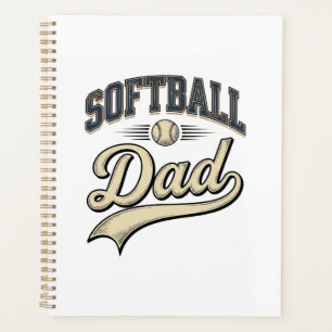 Conception de chemise pour papa de softball vintag