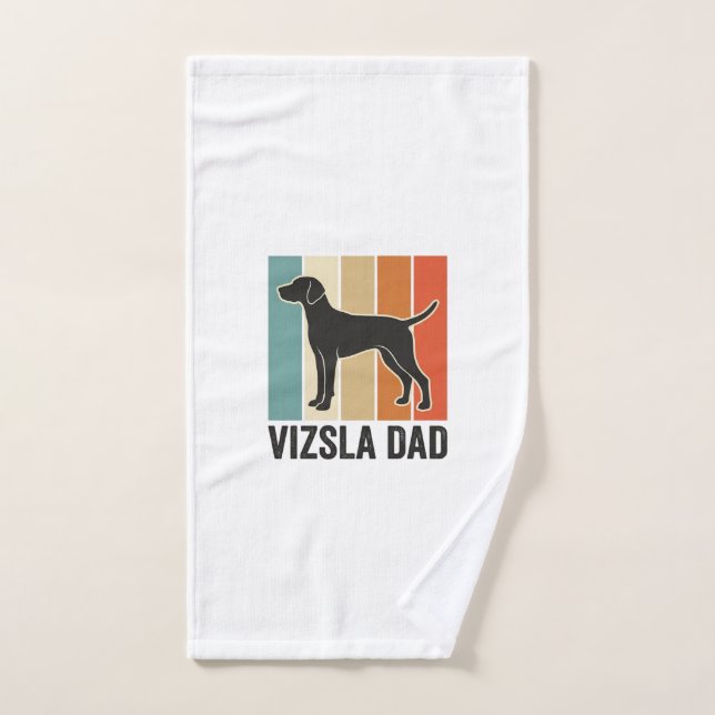 Conception de chemise pour papa Vizsla vintage ama (Serviette à main)