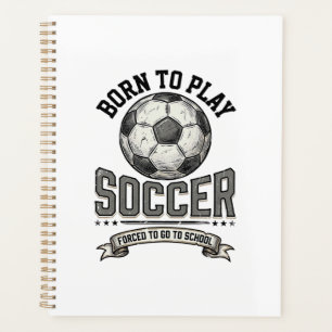 Conception de chemise scolaire Vintage Soccer Born