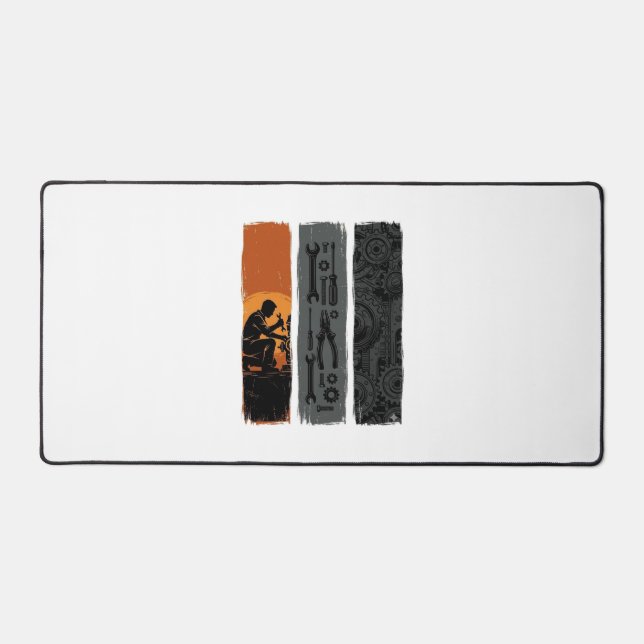 Conception de chemise triptyque d'outils de mécani (Recto)