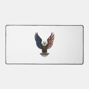 Conception de chemise vectorielle aigle patriotiqu