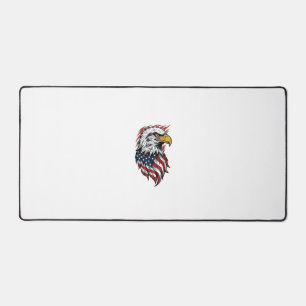 Conception de chemise vectorielle aigle patriotiqu