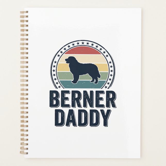 Conception de chemise vectorielle Berner Daddy Vin (Devant)