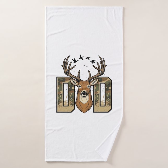 Conception de chemise vectorielle Buck Camo pour l (Serviette de bain)