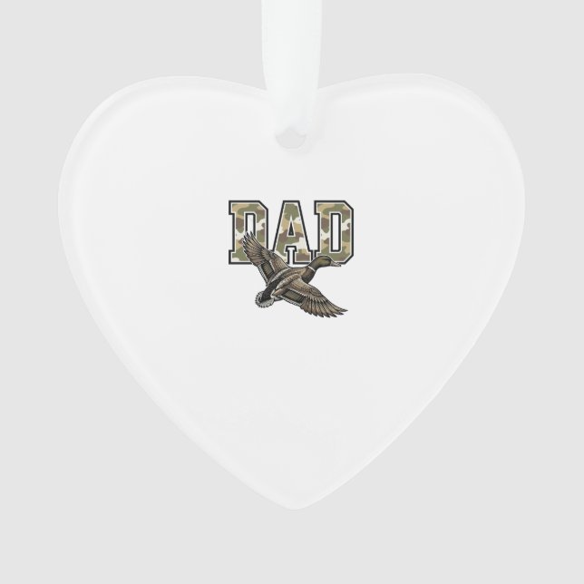 Conception de chemise vectorielle Camo Papa Canard (devant)