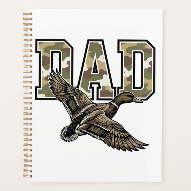 Conception de chemise vectorielle Camo Papa Canard (Devant)