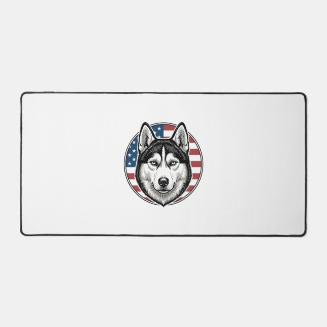 Conception de chemise vectorielle de chien patriot (Recto)