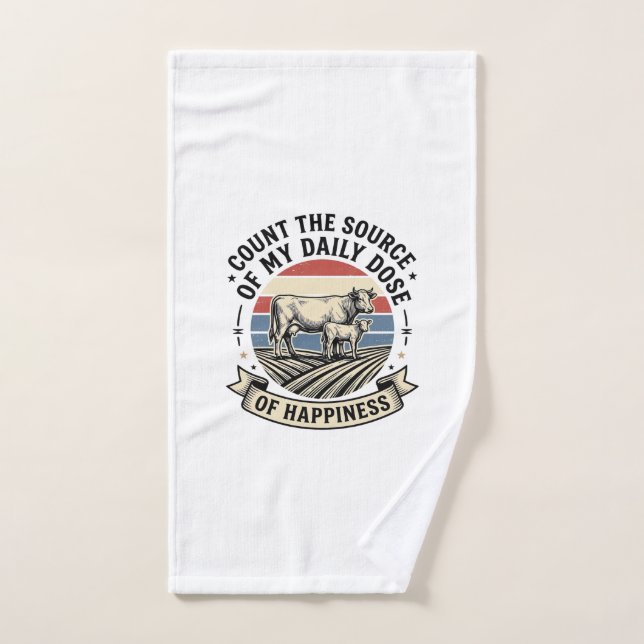 Conception de chemise vectorielle de ferme vintage (Serviette à main)