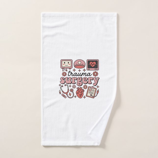 Conception de chemise vectorielle médicale vintage (Serviette à main)