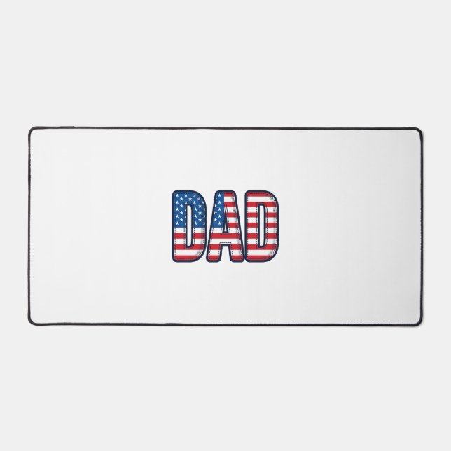 Conception de chemise vectorielle Papa patriotique (Recto)