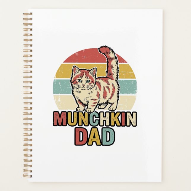 Conception de chemise vectorielle pour papa Munchk (Devant)