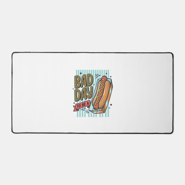 Conception de chemise vectorielle rétro Hot Dog Ba (Recto)