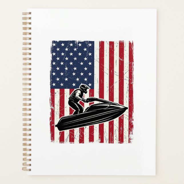 Conception de chemise vectorielle vintage jet ski  (Devant)