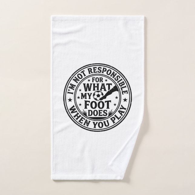Conception de chemise vintage d'avertissement de p (Serviette à main)