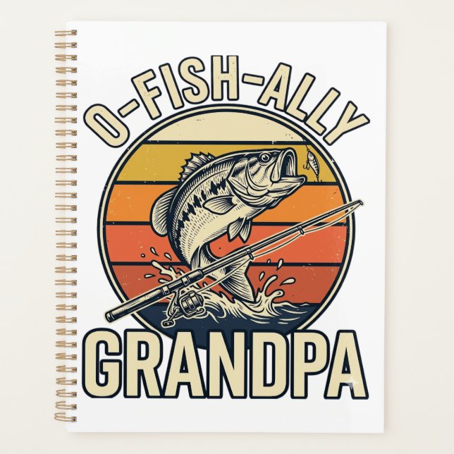 Conception de chemise vintage de pêche grand-père  (Devant)