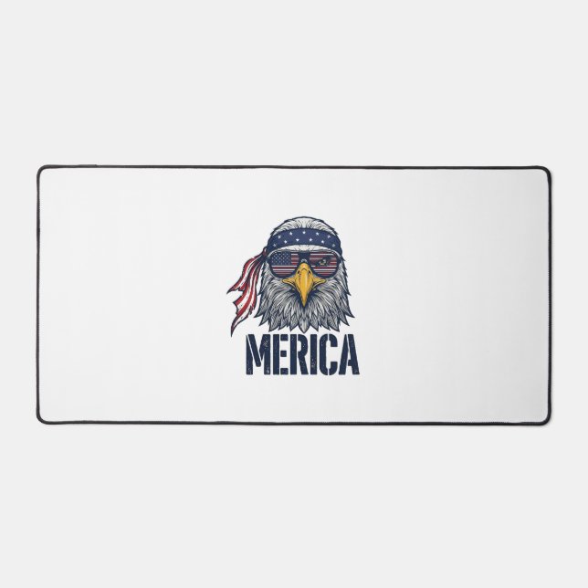 Conception de chemise Vintage Patriotic Eagle Meri (Recto)
