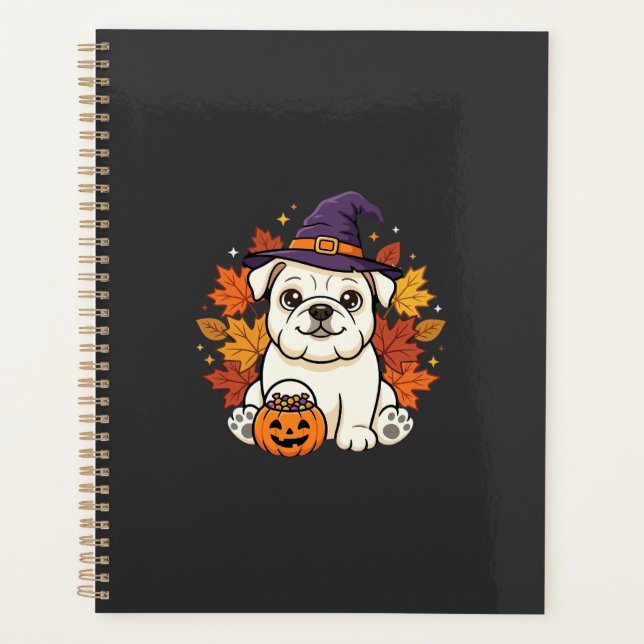 Conception de chien de citrouille d'Halloween de B (Devant)
