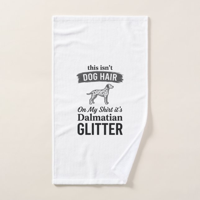 Conception de citation de cheveux de chien drôle d (Serviette à main)