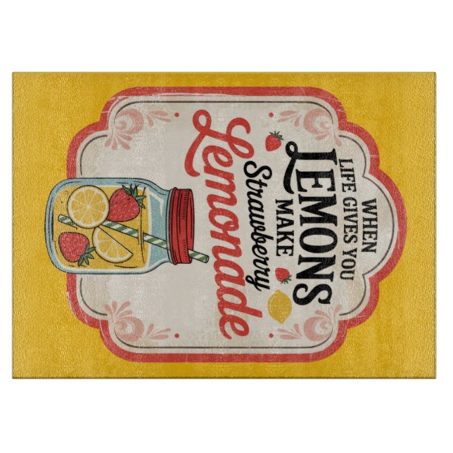Conception de citron Planche à découper (Devant)