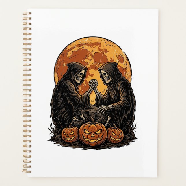 Conception de citrouille de Halloween de faucheurs (Devant)